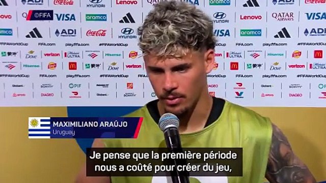 Uruguay - Maxi Araujo lucide après un début compliqué