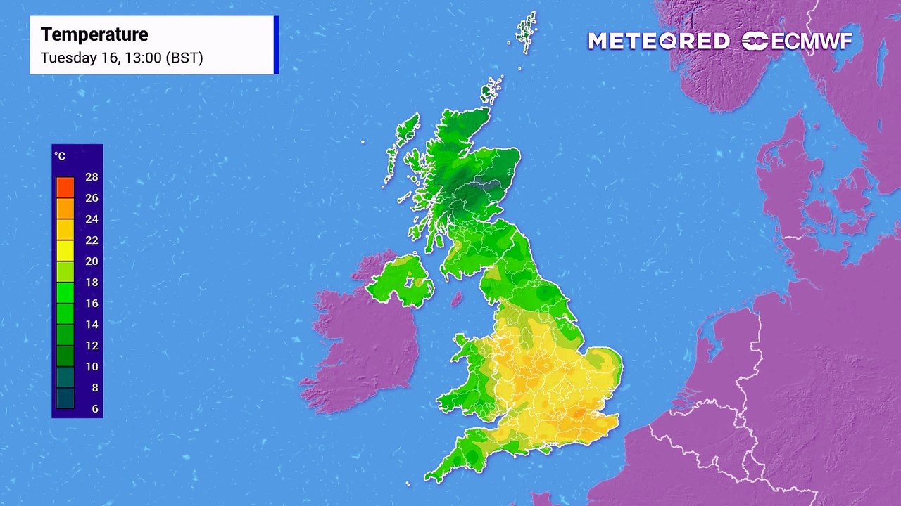 UK heat health alert issued for four regions as temperatures head towards 30°C – full list