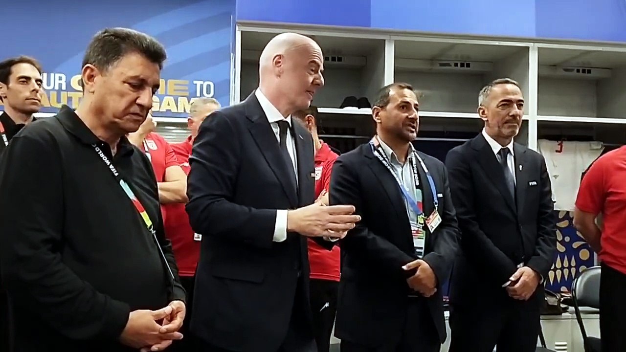 FIFA Başkanı Infantino'dan İran Milli Takımı'na Övgü: "Dünyaya Güçlü Bir Mesaj Verdiniz"