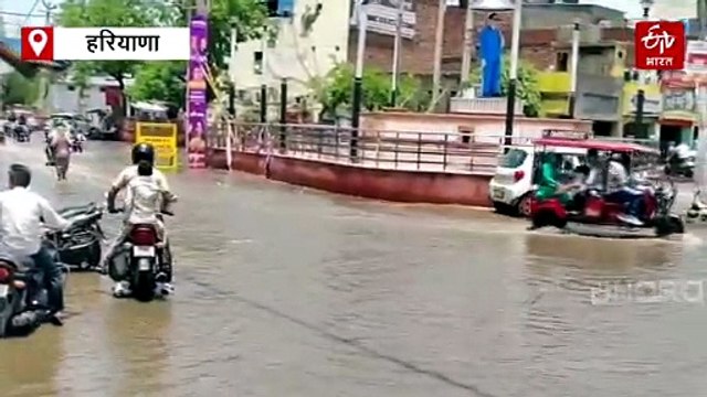 मानसून की दस्तक और हांसी बेहाल, बस स्टैंड से तोशाम रोड तक पानी ही पानी, जलभराव ने खोली नगर प्रशासन की तैयारियों की पोल