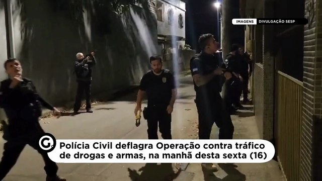 Operação cumpre mandados contra traficantes de armas e de drogas na Grande Vitória