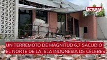 Caos en Indonesia: las duras imágenes que ha dejado el terremoto de magnitud 6,7