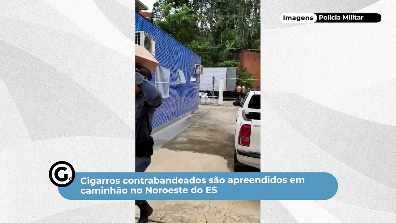 Cigarros contrabandeados são apreendidos em caminhão no Noroeste do ES