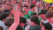 Incidentes entre hinchas de Argentina y Argelia