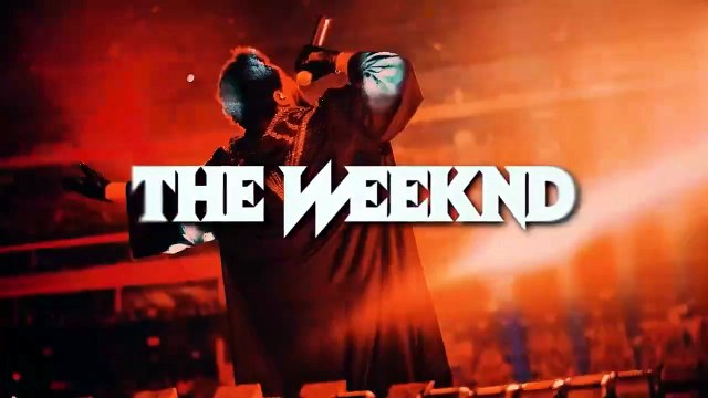 The Weeknd en concert à Rio de Janeiro.