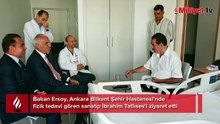 Bakan Ersoy'dan İbrahim Tatlıses'e geçmiş olsun ziyareti