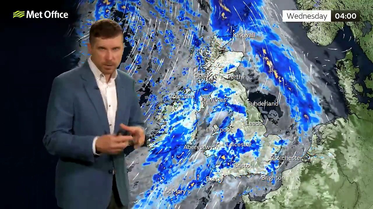 Met Office Tuesday Afternoon Weather Forecast 16/06/26