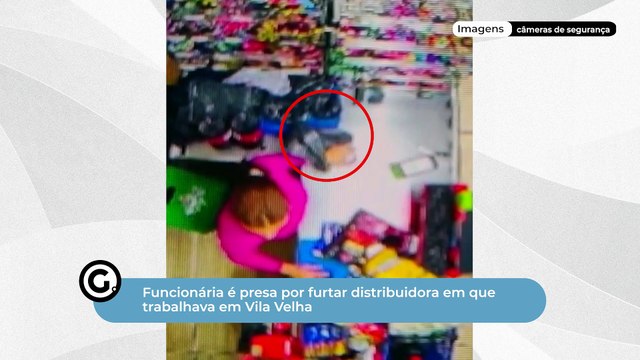 Funcionária é presa por furtar distribuidora em que trabalhava em Vila Velha