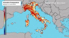 Martedì 16 giugno 2026, anomalia termica