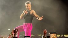 Robbie Williams a Firenze, il video