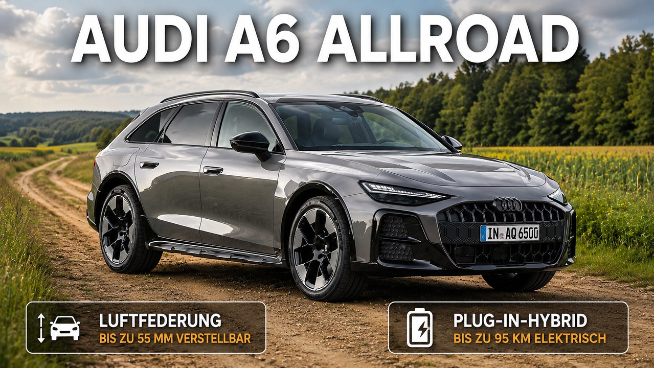 2026 Audi A6 allroad (C9): Offroad-Kombi als Widebody, V6-TDI & Plug-in-Hybrid