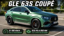 Mercedes-AMG GLE 63 S Coupé Ireland Mid Green Metallic | AMG V8
