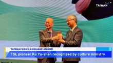 Culture Ministry Honors Pioneer of Taiwan Sign Language