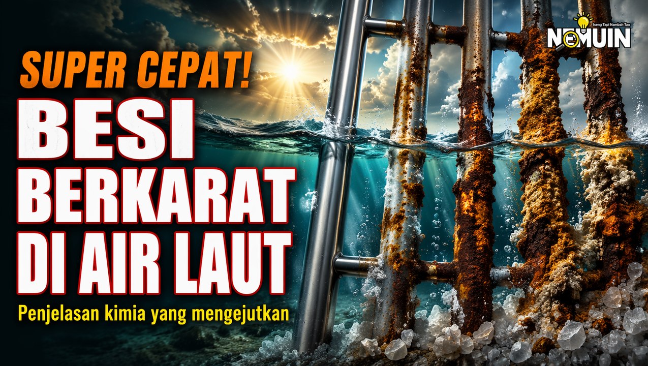 Mengapa Air Laut Bisa Membuat Besi Berkarat Lebih Cepat?