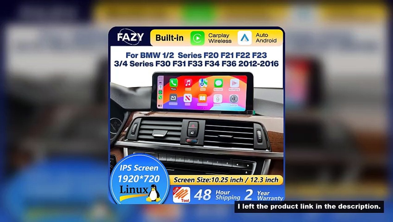 1920*720 Car Multimedia Touch Screen For BMW 1 2 3 4 Series F20 F21 F22 F30 F31 F33 F34 F36 NBT Syst