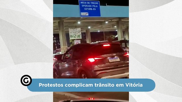 Protestos complicam trânsito em Vitória