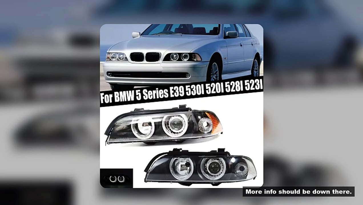 For BMW 5 Series E39 530I 520I 528I 523I Car Accessories Front Bumper Headlight Driving Lights Signa
