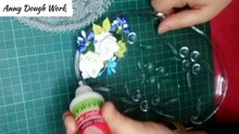 Clay with Decoration plater work..!!