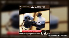 ARTTI T10 in-ear HIFI Earphone 14.2mm Planar Driver Headset with Detachable 0.78 2pin Connector 3.5/