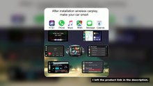 Wireless  Carplay Box for Dodge Journey 2013-2016 Radio Car DVD Player Mirror Link Android Auto GPS