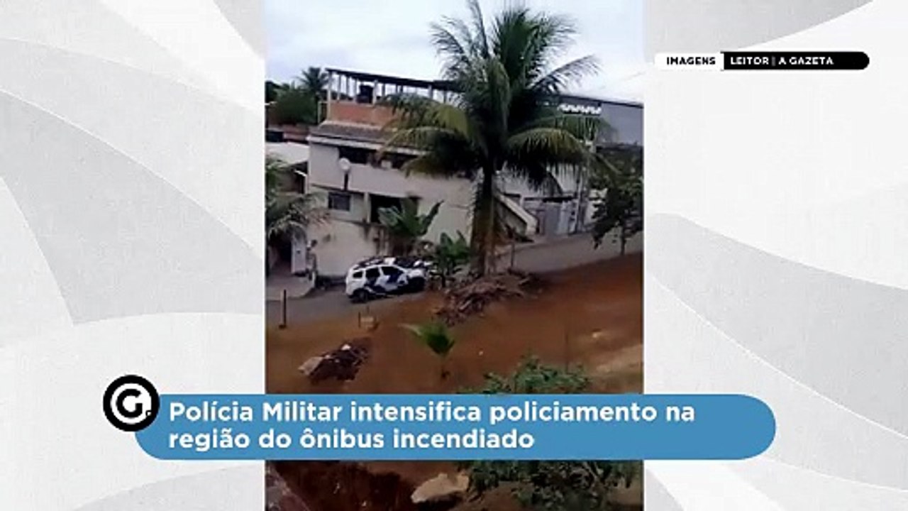 Polícia Militar intensifica policiamento na região do ônibus incendiado