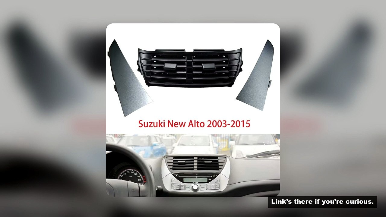 For Suzuki New Alto special instrument panel central vent air conditioning outlet fan blade removal