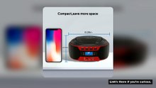 CD radio boombox with bluetooth and USB portable cd player with EQ,AC and DC power, backlit digital