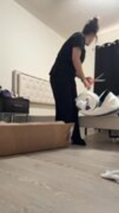 Woman Gets Stuck Between Mattress and Bed Frame...