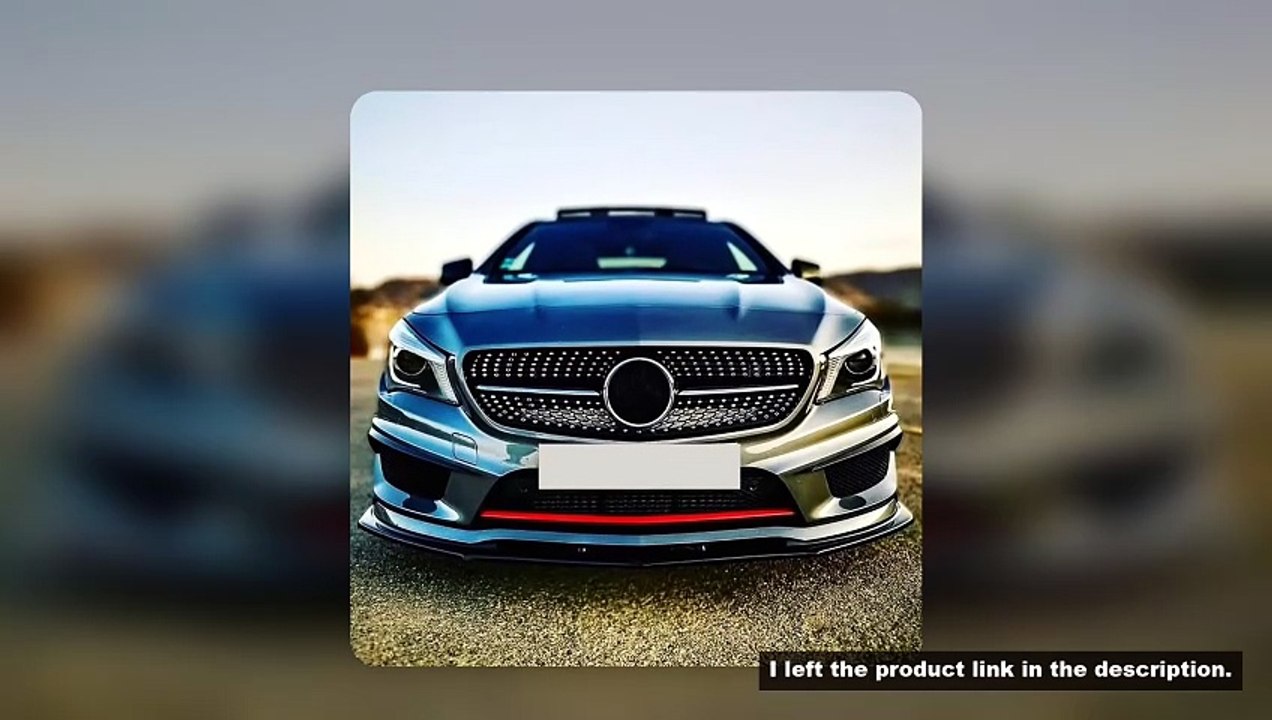 Car Front Bumper Splitter Lip For Mercedes Benz CLA Class C117 W117 CLA200 260 CLA45 AMG 2013-2015 B