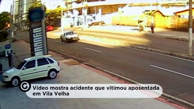 Vídeo mostra acidente que vitimou aposentada em Vila Velha