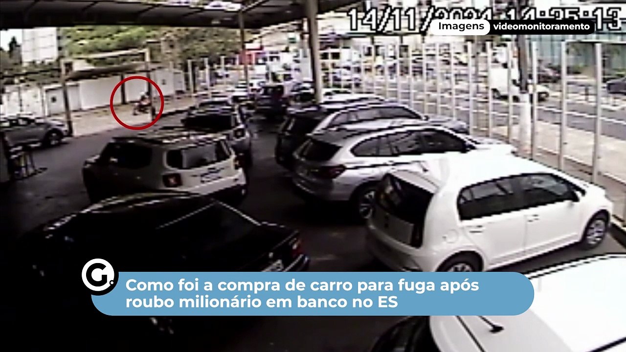Como foi a compra de carro para fuga após roubo milionário em banco no ES