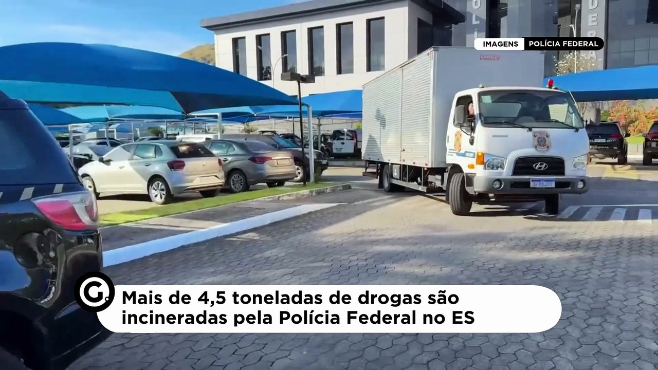 Mais de 4,5 toneladas de drogas são incineradas pela Polícia Federal no ES