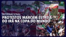 Comunidade iraniana protesta contra seleção do Irã na Copa do Mundo