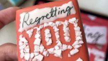 Baker delights the Colleen Hoover fans by making the Cookies themed on her book Regretting You