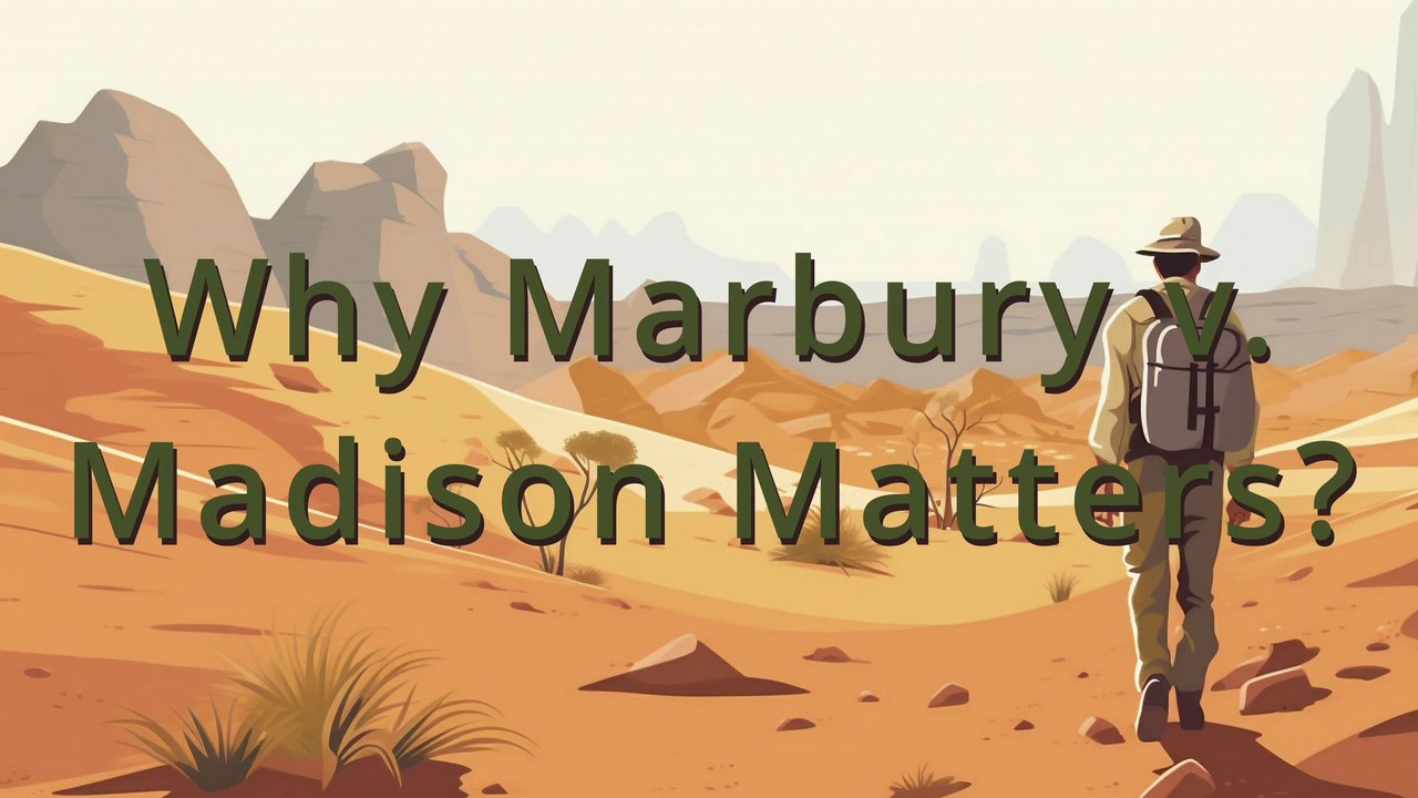 Why Marbury vs Madison Still Effects America Today