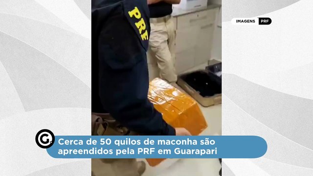 Cerca de 50 quilos de maconha são apreendidos pela PRF em Guarapari