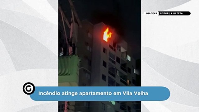 Incêndio atinge apartamento no 15º andar de prédio em Vila Velha