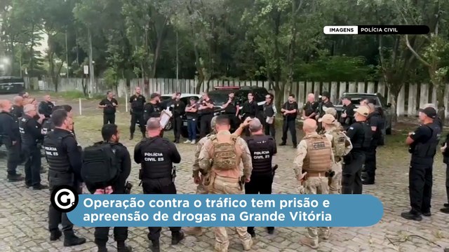 Polícia Civil deflagra operação contra tráfico de drogas na Grande Vitória