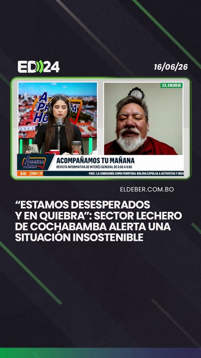 “Estamos desesperados y en quiebra”: sector lechero de Cochabamba alerta una situación insostenible