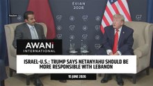 Trump says Netanyahu should be more responsible with Lebanon