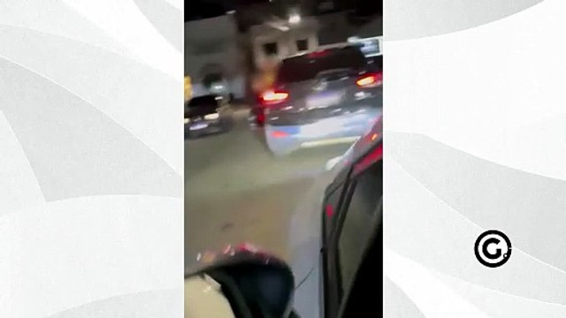 Motorista chuta carro de mulher em briga de trânsito em Cachoeiro