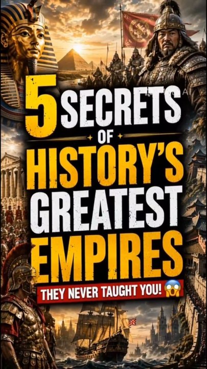 5 Secrets of History's Greatest Empires They Never Taught You! 👑#history