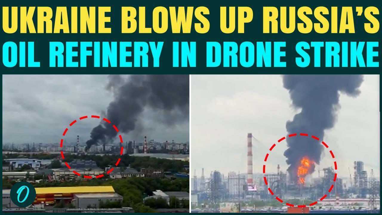 Ukrainian Drones BURN Russia’s LARGEST Oil Refi...