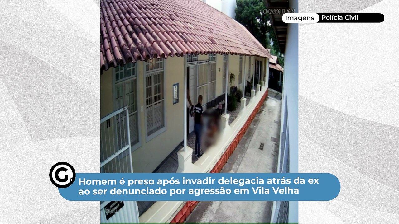 Homem é preso após invadir delegacia atrás da ex ao ser denunciado por agressão em Vila Velha