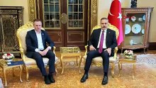 Dışişleri Bakanı Fidan, Putin'in danışmanları Medinskiy ve Levitin'i kabul etti