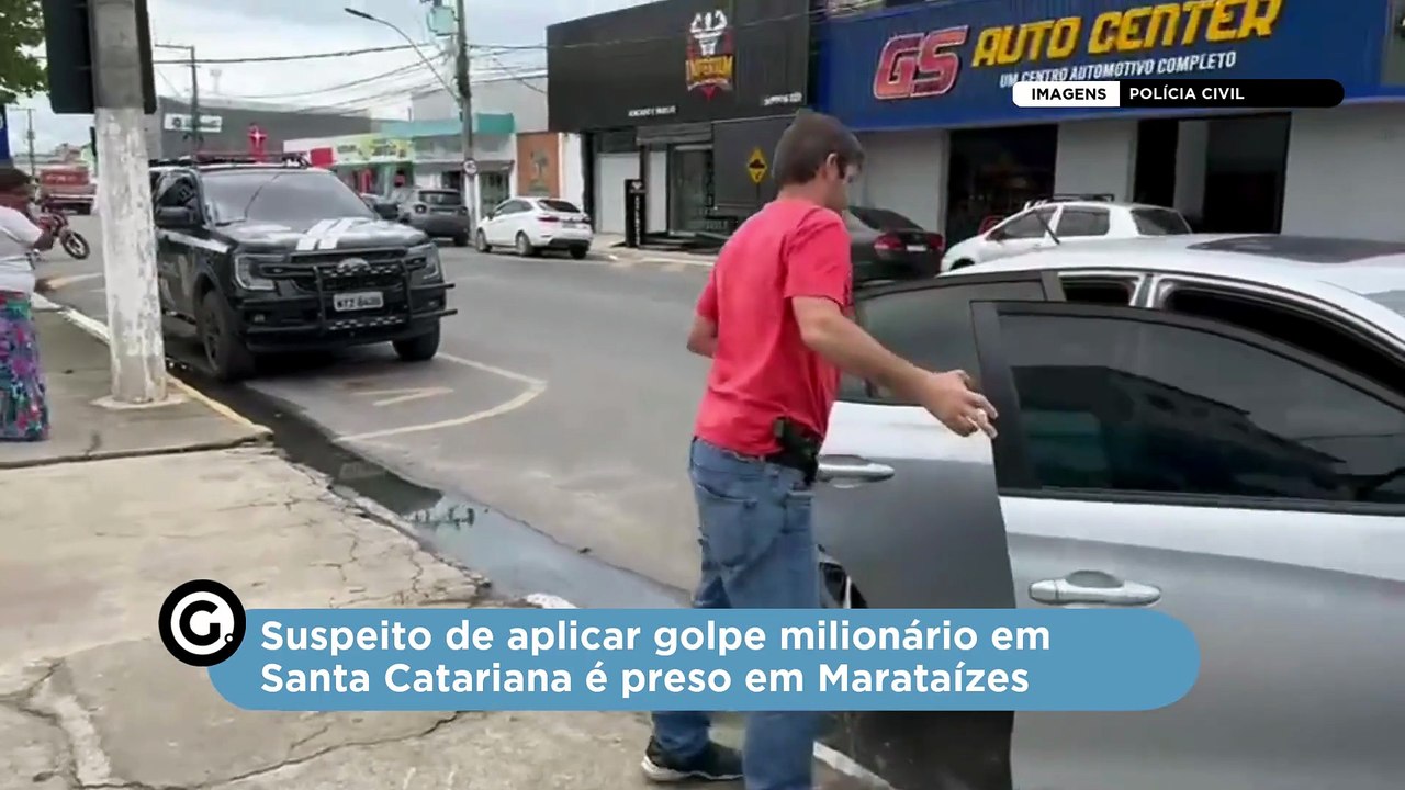 Suspeito de aplicar golpe milionário em Santa C...
