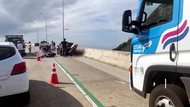Acidente complica trânsito na Terceira Ponte