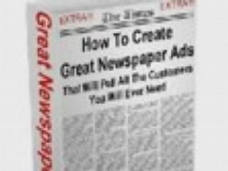 Write Newspaper Ads