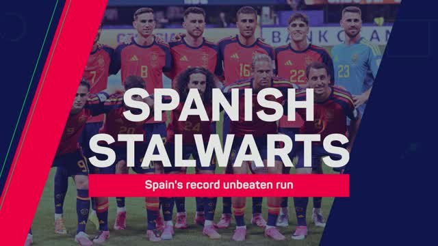 Spanish Stalwarts - Spain's record unbeaten run