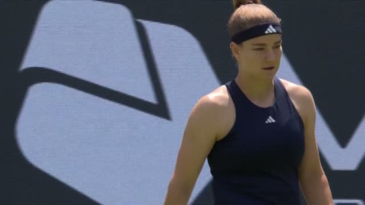 Berlin - Avant son double avec Serena, Muchova offre un récital sur le gazon allemand
